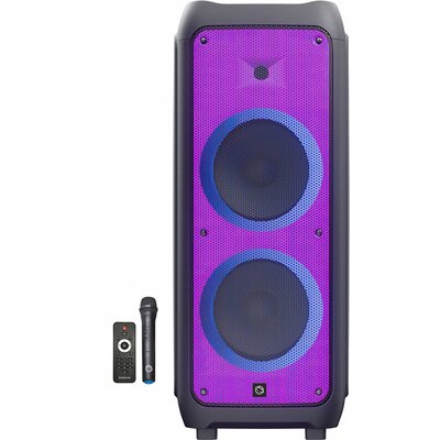 Power Audio MANTA PHANTOM SPK5450, 300W, BT, Bateria 10 godzin, Wejście mikrofonowe i gitarowe, Mikrofon w zestawie