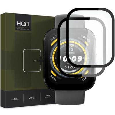 Szkło hybrydowe HOFI Hybrid Pro+ do Amazfit Bip 5 Czarny (2 szt.)