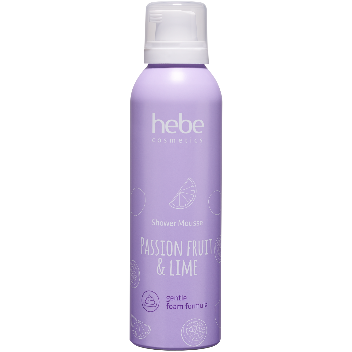 Hebe Cosmetics Shower Mousse Passion Fruit&Lime mus do mycia ciała, 200 ml