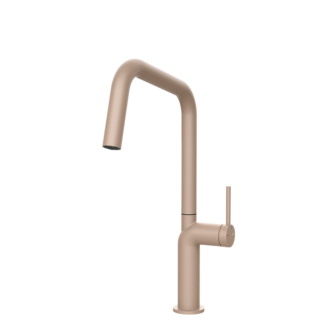 Gessi - Bateria kuchenna Stelo obrotowa wylewka 60305 Pudrowy róż matowy