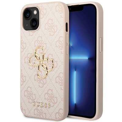 Etui GUESS 4G Big Metal Logo do Apple iPhone 13/14/15 Różowy