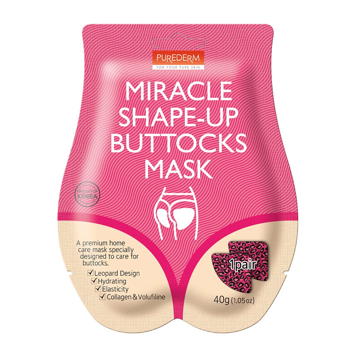 Purederm Miracle Shape-Up maseczka na pośladki, 1 szt.