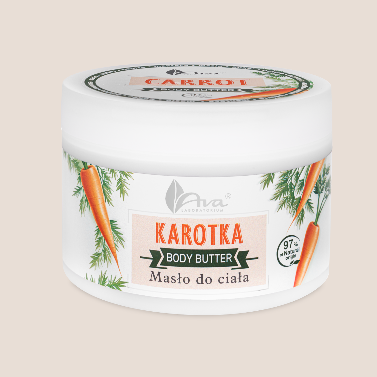 Body butter karotka masło do ciała 250 g (Ava)