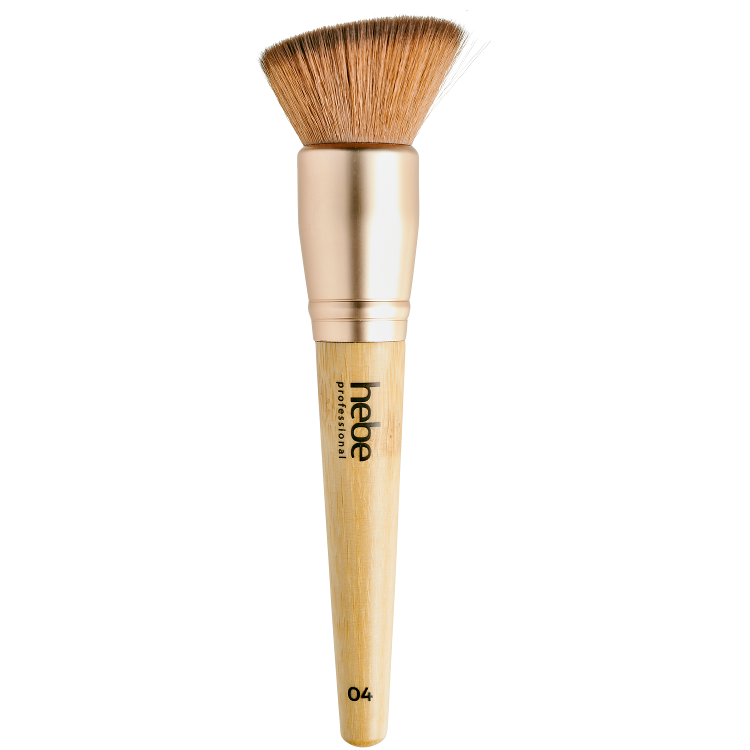 Hebe Professional Bamboo pędzel do podkładów i kosmetyków mineralnych 04, 1 szt.