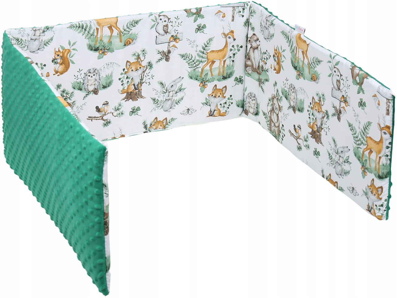 Ochraniacz do łóżeczka minky 120x60 na szczebelki 180x30cm Babymam