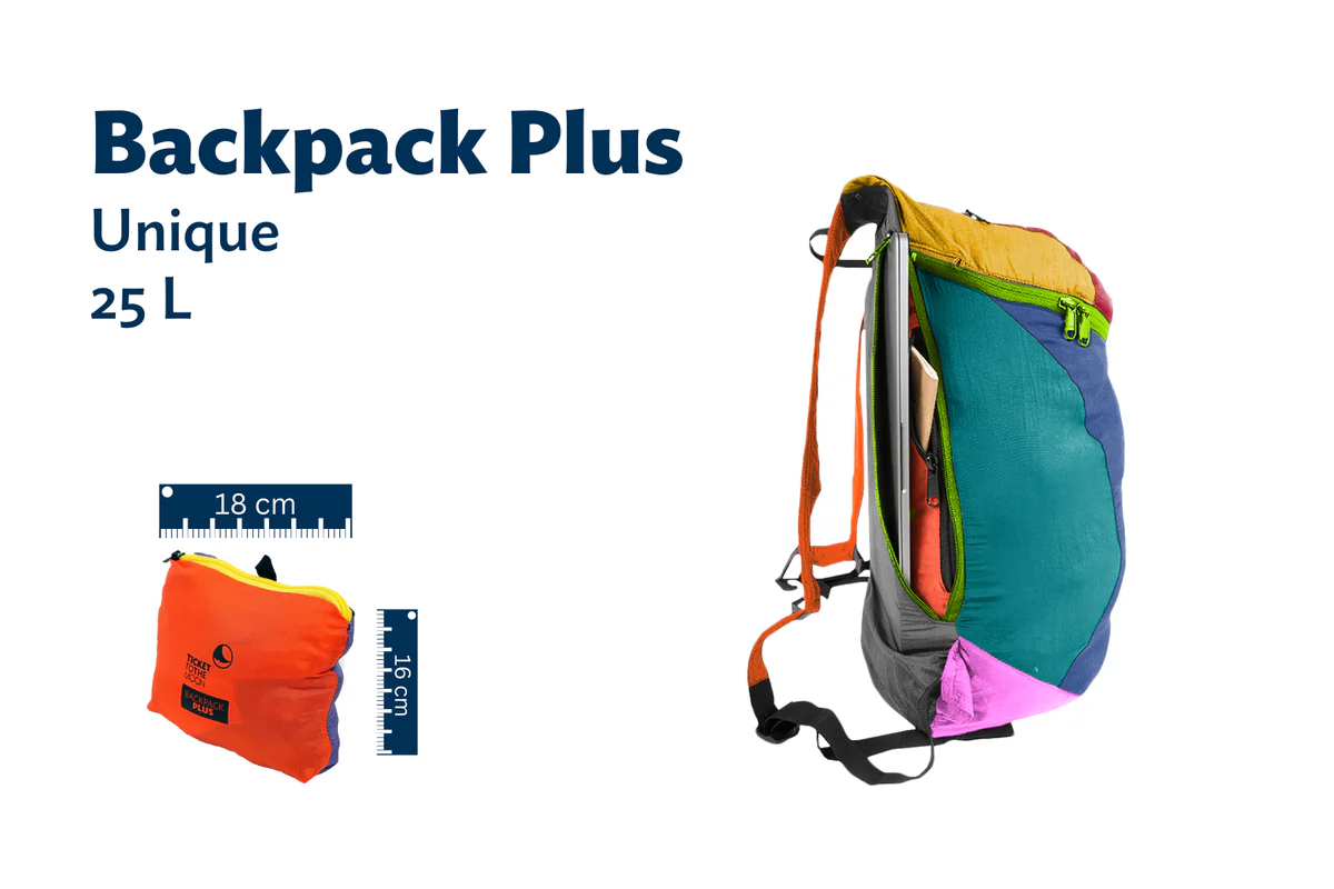 Ticket To The Moon - Plecak Backpack Plus (25L) - Unique Edition