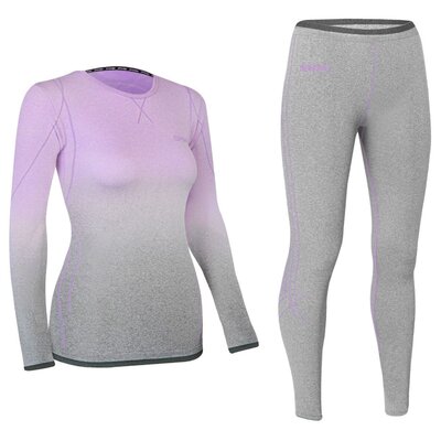 Bielizna termoaktywna SPOKEY Flora Set (rozmiar L/XL) Fioletowo-szary