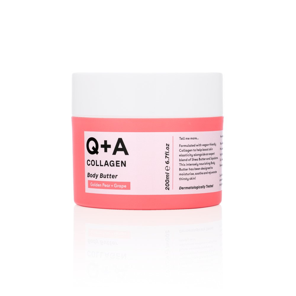 Q+A Collagen kolagenowe masło do ciała, 200 ml