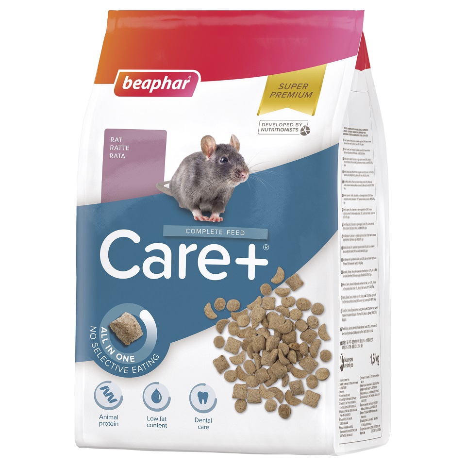 BEAPHAR Care+ Rat Pokarm Dla Szczura 1,5 kg