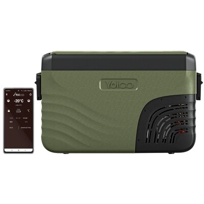 Lodówka YOLCO KX30 Zielono-czarny
