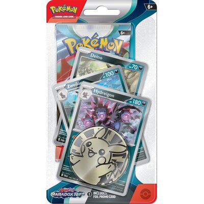 Gra karciana REBEL Pokémon TCG: Scarlet & Violet Paradox Rift Premium Checklane Blister Mix (1 zestaw)