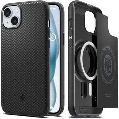 Etui SPIGEN Mag Armor MagSafe do Apple iPhone 15 Plus Czarny