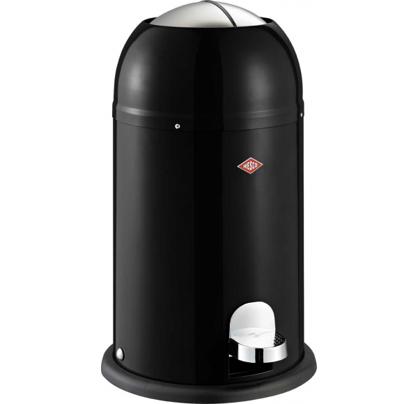 Wesco - Kosz na śmieci 12L Kickmaster Junior czarny