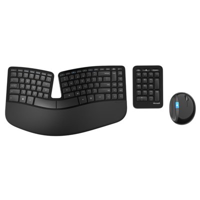 Zestaw MICROSOFT Sculpt Ergonomic Desktop Czarny