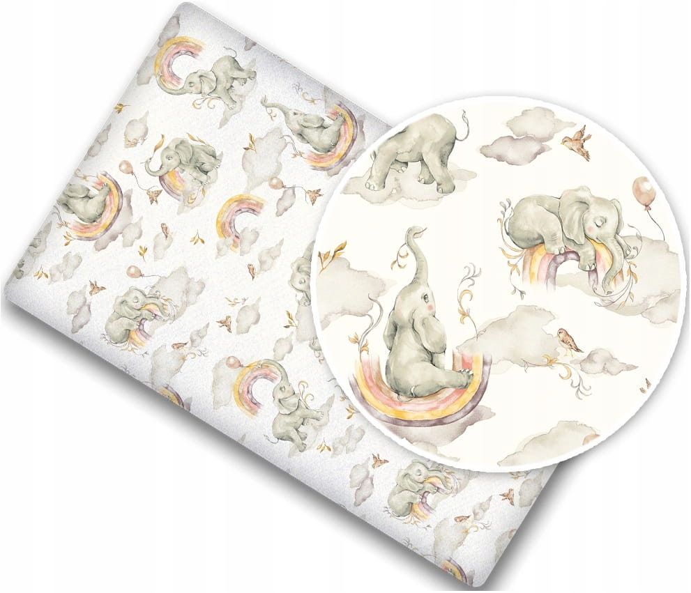 Prześcieradło 120x60 do łóżeczka bawełna materiałowe Babymam