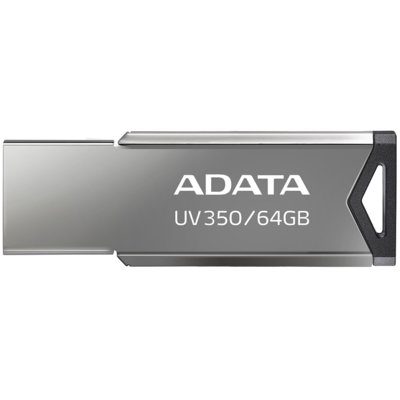 Pendrive ADATA UV350 64GB, USB 3.2 Gen. 1 (USB 3.0), Odczyt 115 Mb/s, Zapis 15 Mb/s