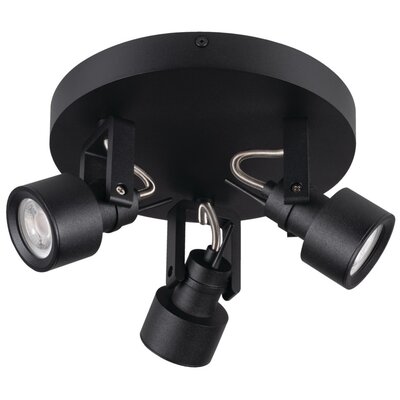 Plafon sufitowy KANLUX Sonda II EL-3O B Czarny