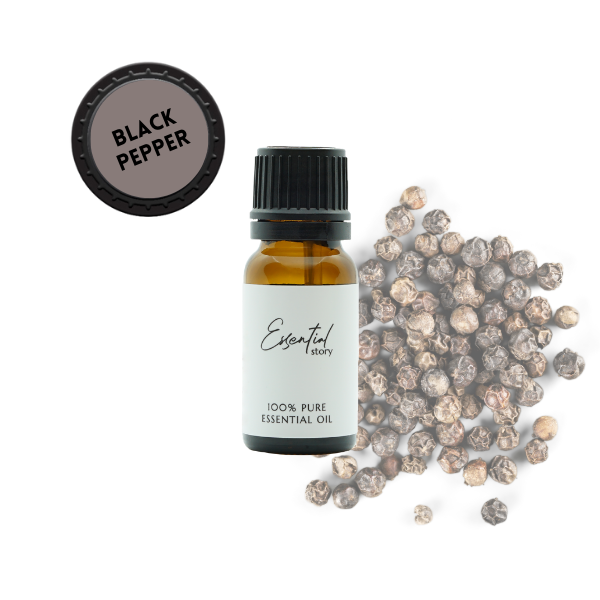 Essential Story bio olejek z czarnego pieprzu eteryczny 100% organiczny, 10 ml