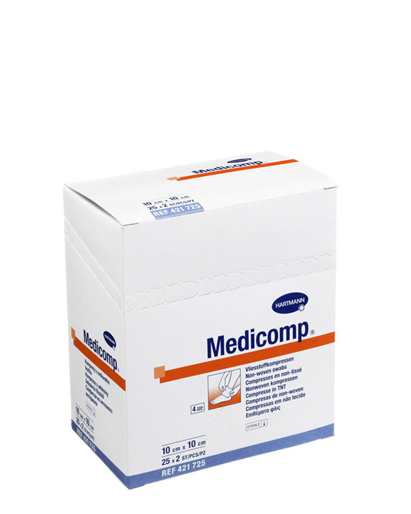 Medicomp kompresy niejałowe 5x5 cm 100 szt.