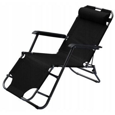 Leżak ROYOKAMP 1032238 Czarny