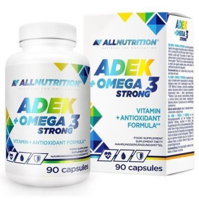 ALLNUTRITION ADEK + Omega 3 strong, suplement diety, 90 kapsułek