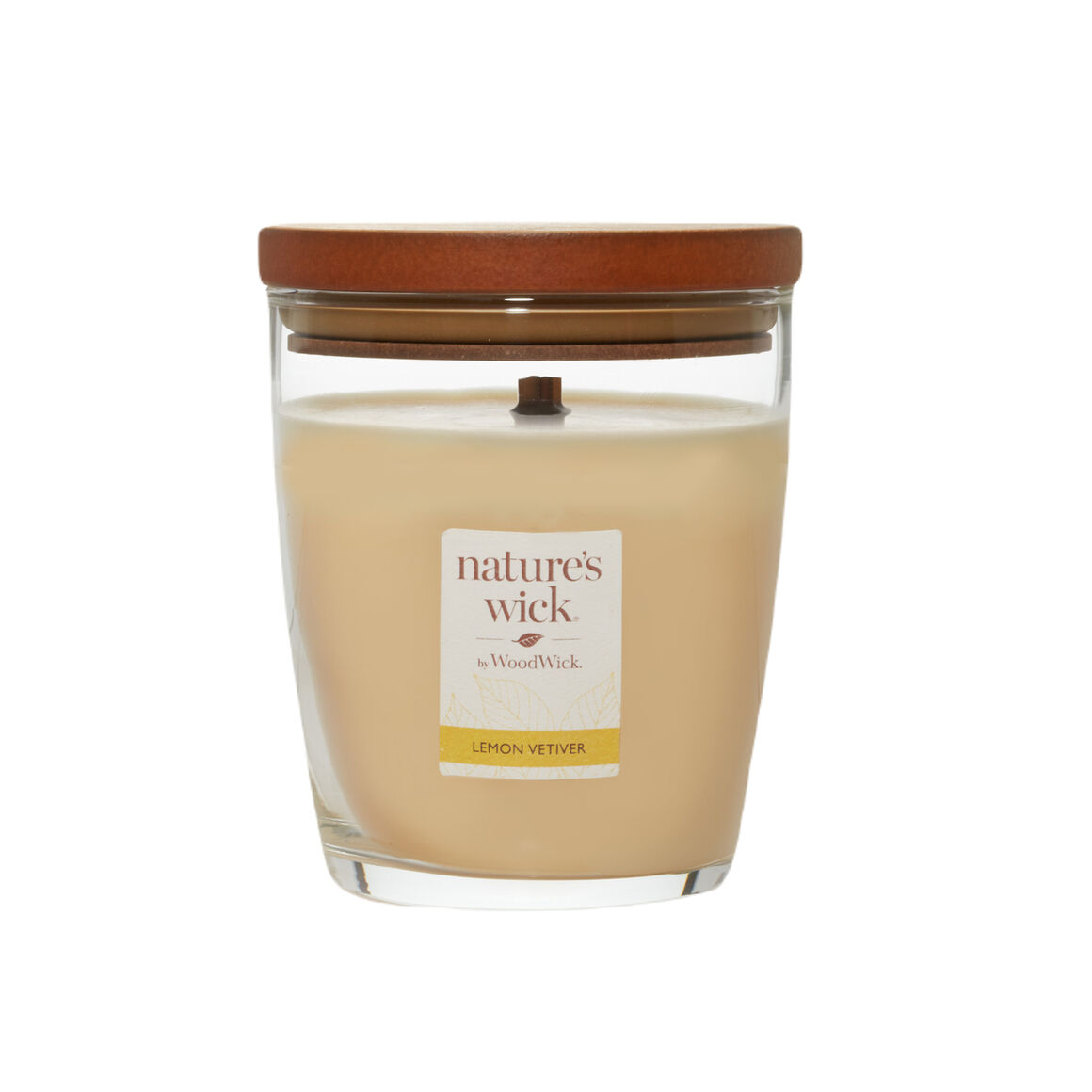 Nature's Wick By WoodWick Lemon Vetiver świeca zapachowa Lemon Vetiver, 284 g