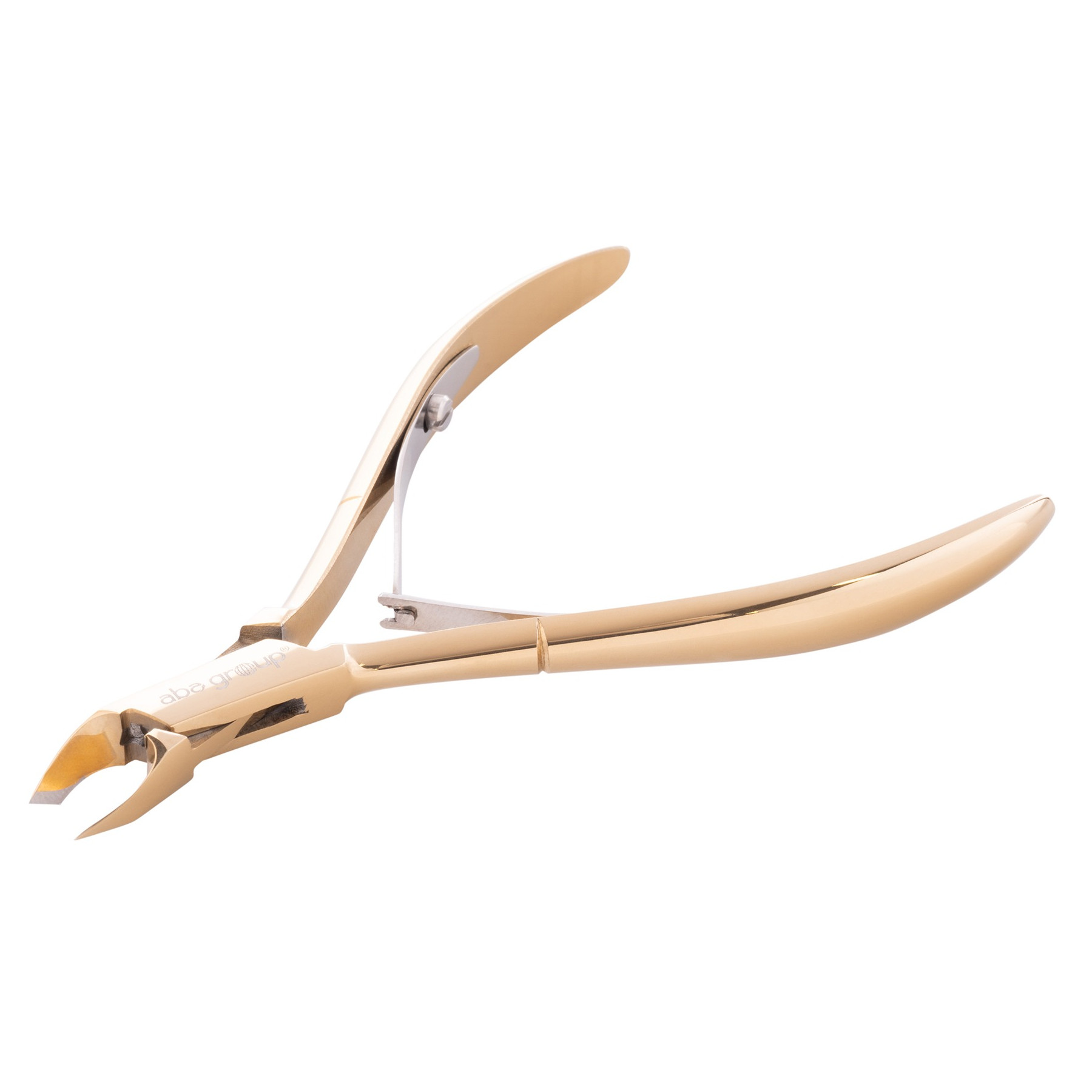 Aba Group cążki do skórek dwusprężynowe, złote, 5 mm, 1 szt.