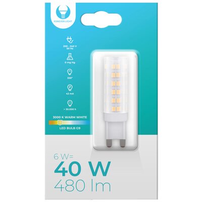 Żarówka LED FOREVER LIGHT RTV003575 6W G9