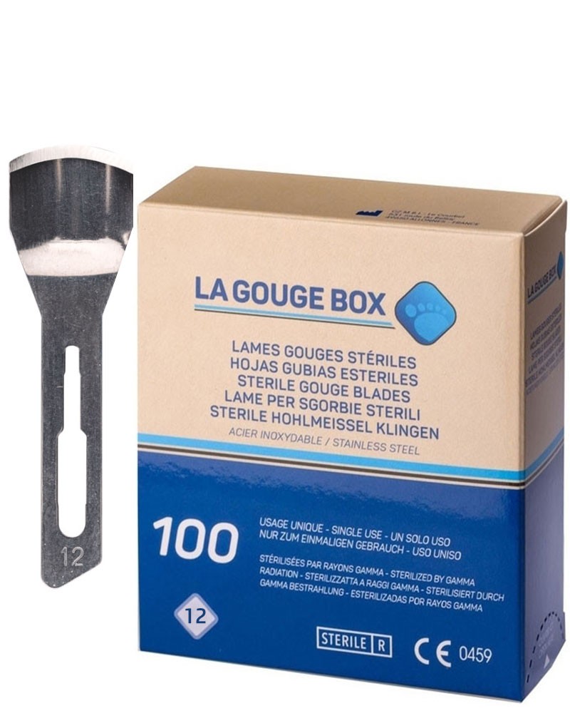 Dłutka La Gouge Box rozmiar 12, 100 szt.