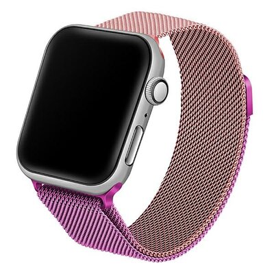 Pasek BELINE Steel do Apple Watch do koperty 38/40/41mm Różowo-fioletowy