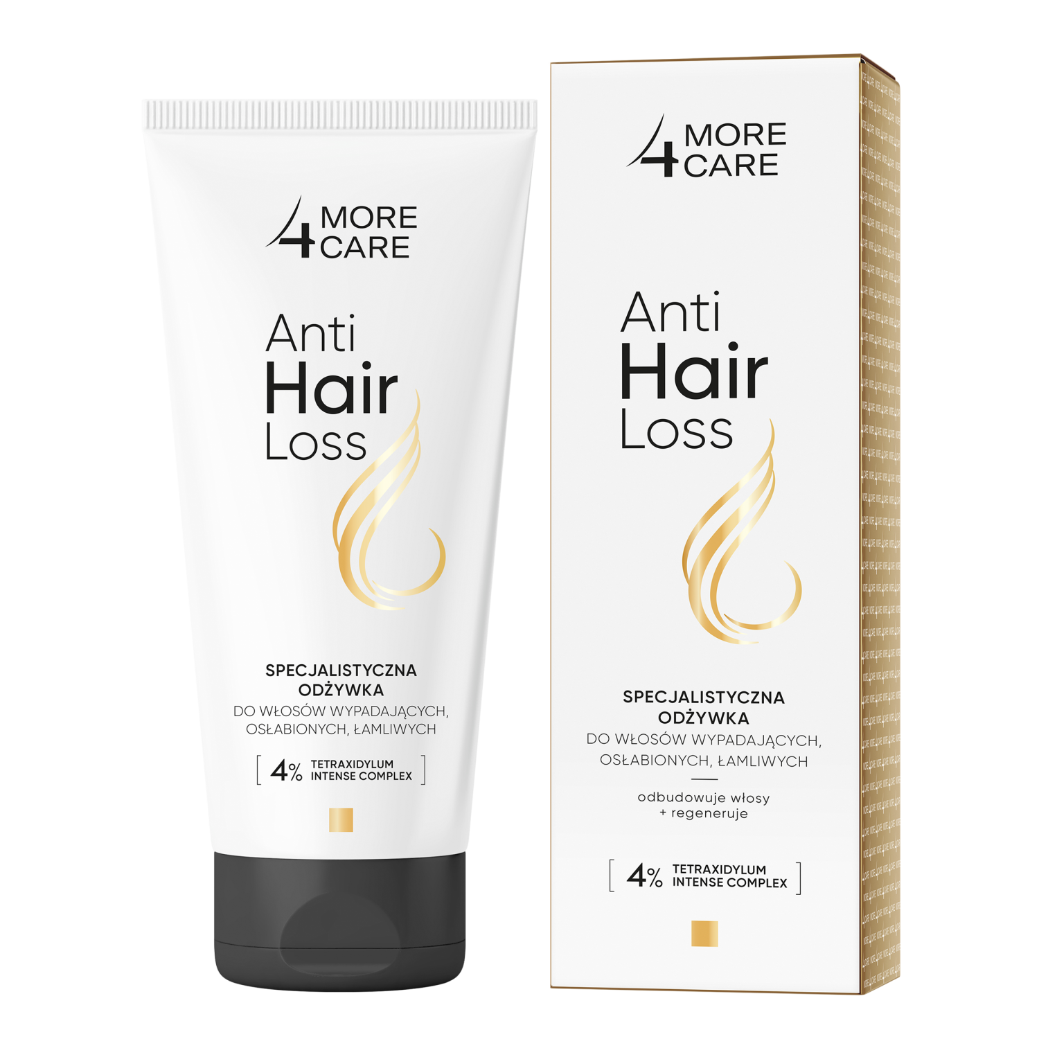 More4Care Anti Hair Loss odżywka do włosów wypadających, osłabionych i łamliwych, 200 ml