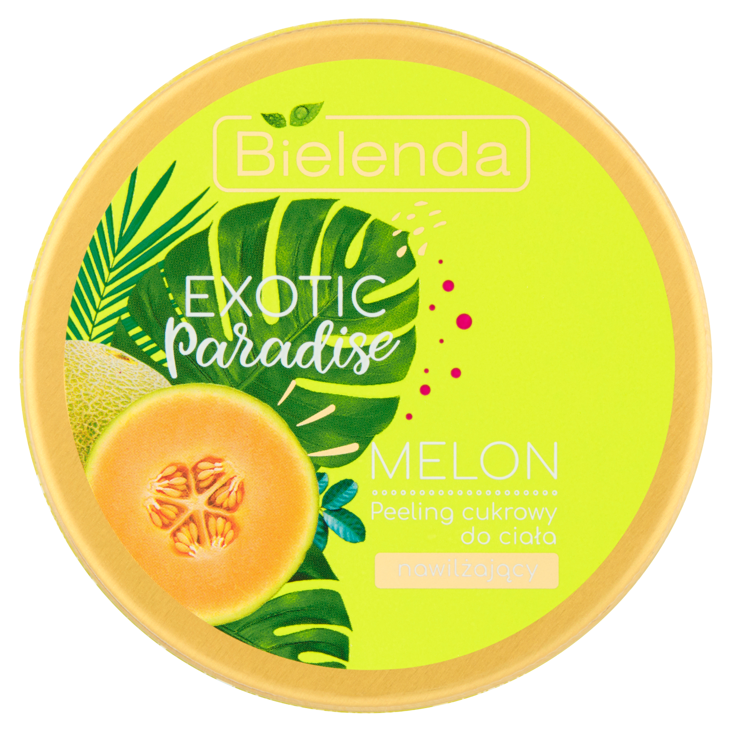Bielenda Exotic Paradise nawilżający peeling cukrowy do ciała z sokiem z melona, 350 g