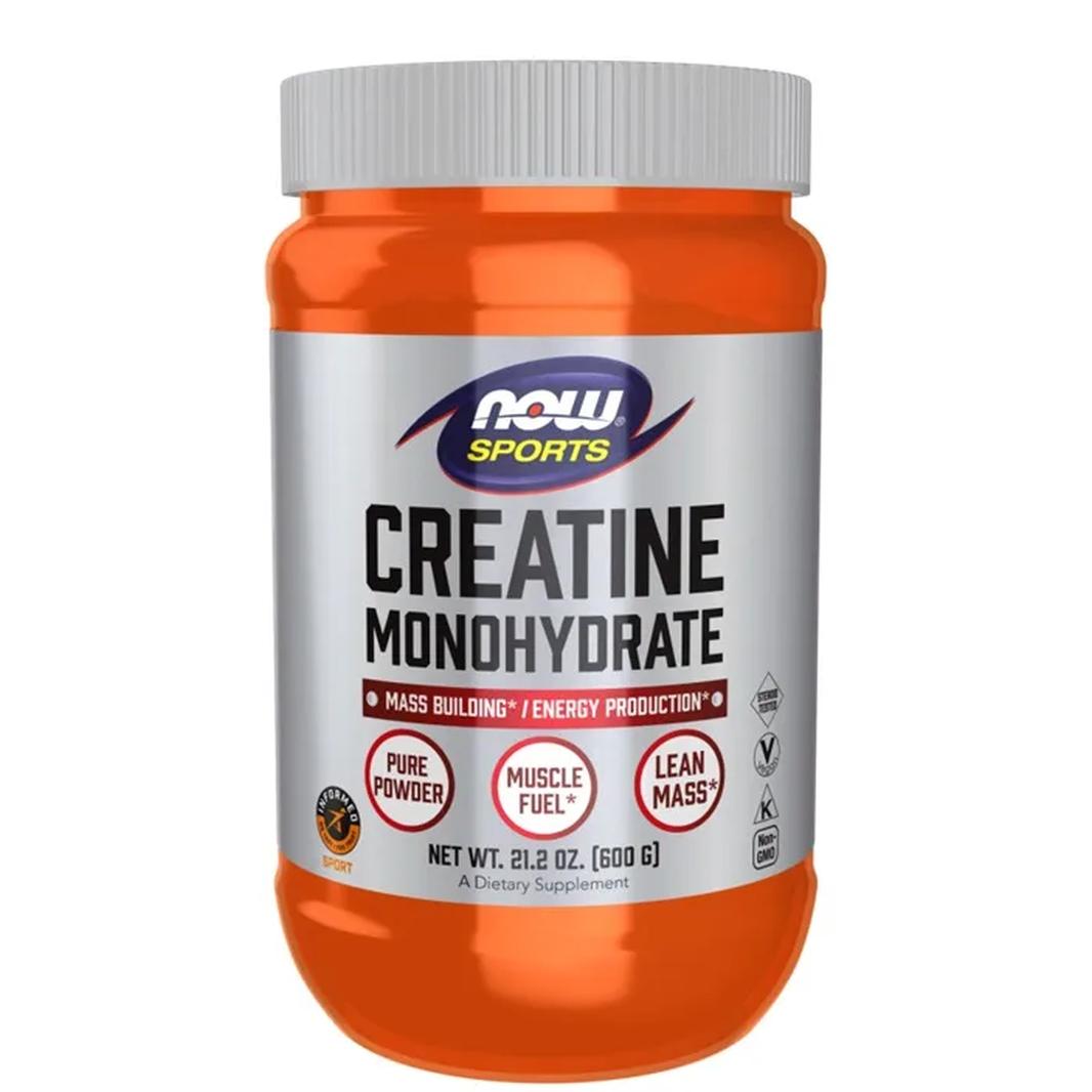 Now Foods suplement diety kreatyna, Monohydrat Kreatyny, 100%, 600 g