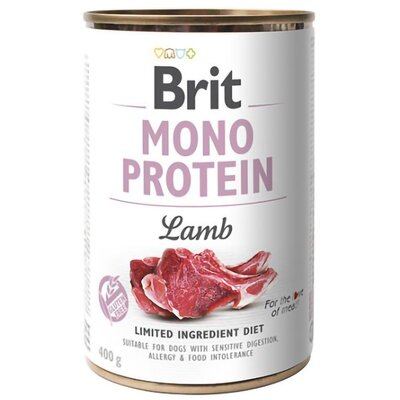 Karma dla psa BRIT Mono Protein Jagnięcina 400 g