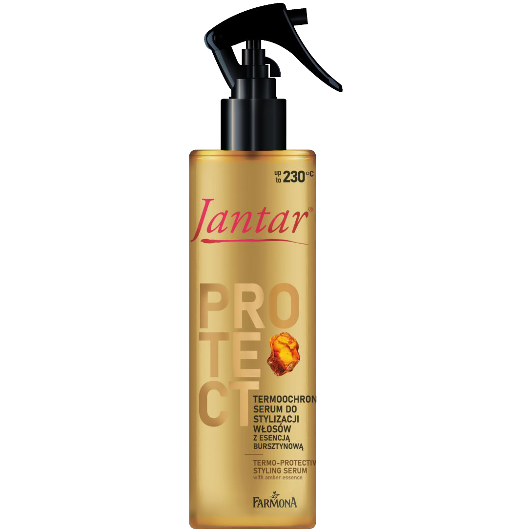 Jantar Protect termoochronne serum do stylizacji włosów z esencją bursztynową, 200 ml