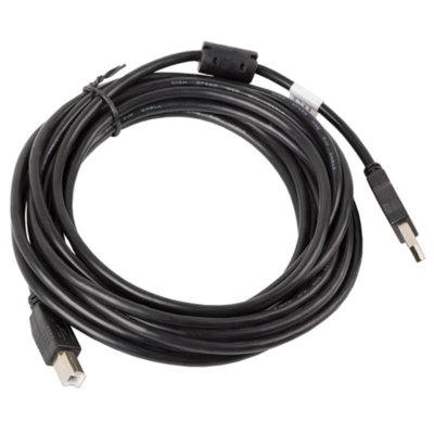 Kabel USB-A - USB-B LANBERG CA-USBA-11CC-0050-BK 5 m