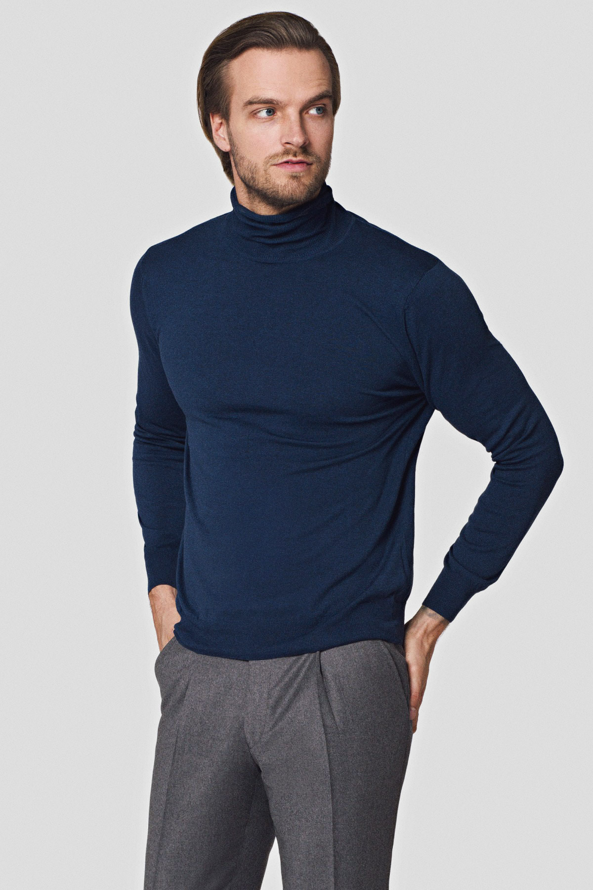 Lancerto Golf Jeans Bawełniany Sterling