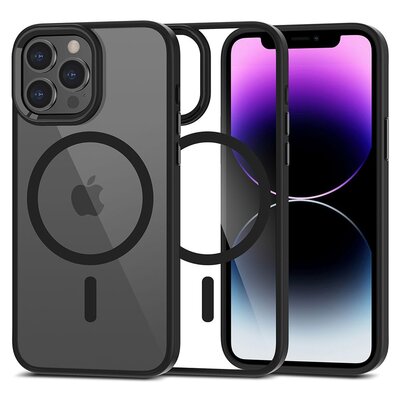 Etui TECH-PROTECT MagMat MagSafe do Apple iPhone 11 Pro Czarno-przezroczysty