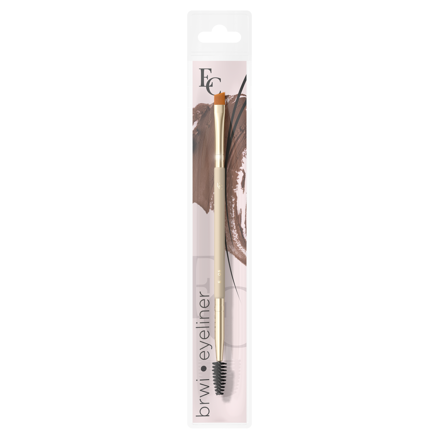 Eveline Cosmetics pędzel do brwi i eyelinera E05, 1 szt.