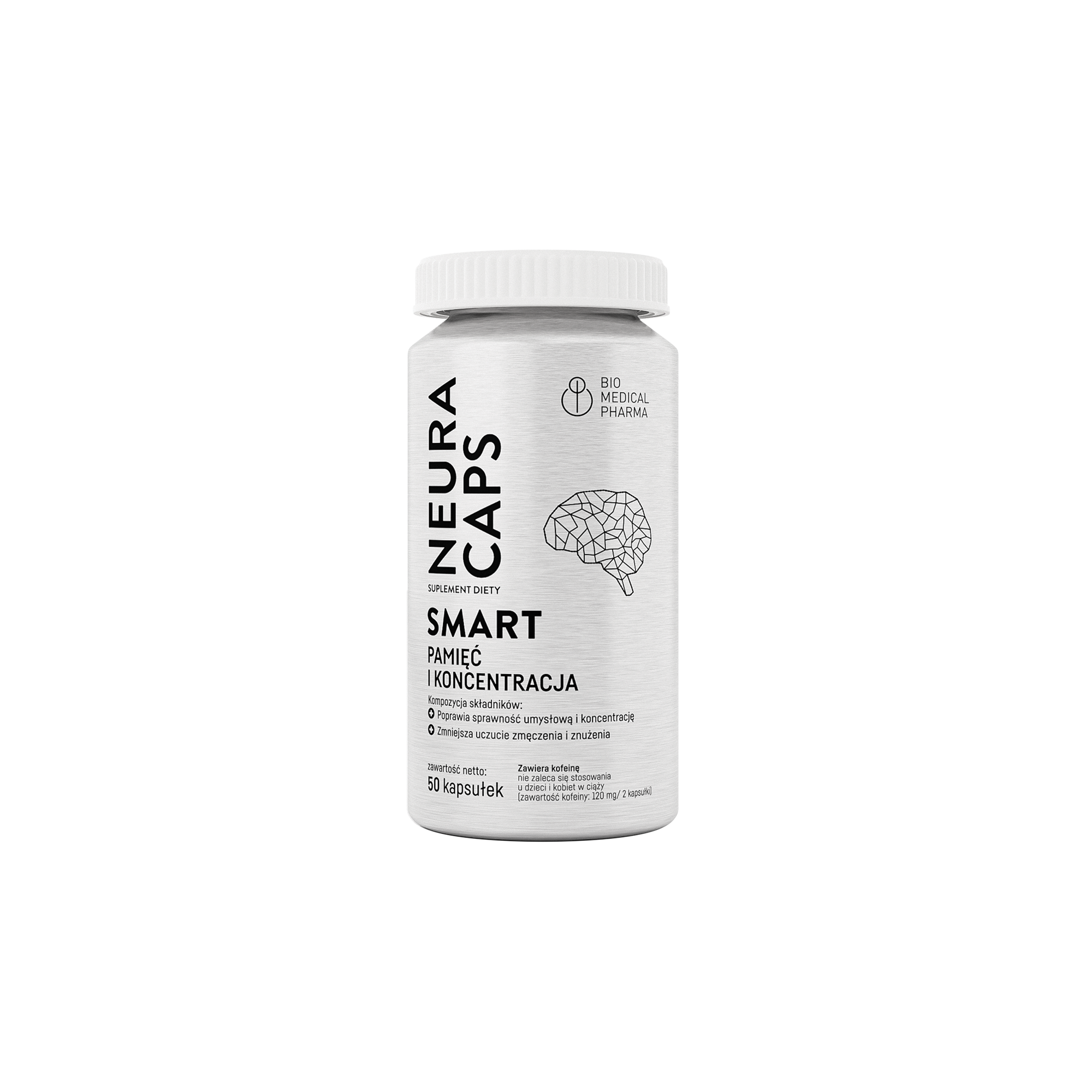 Bio Medical Pharma Neuracaps Smart suplement diety, 50 kaps./1 opak.