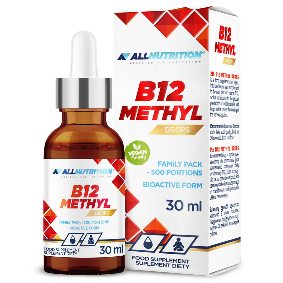 Allnutrition Witamina B12 Methyl Drops 30 ml