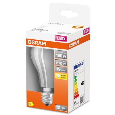Żarówka LED OSRAM STAR CL A GL FR 150 NON-DIM 17W E27