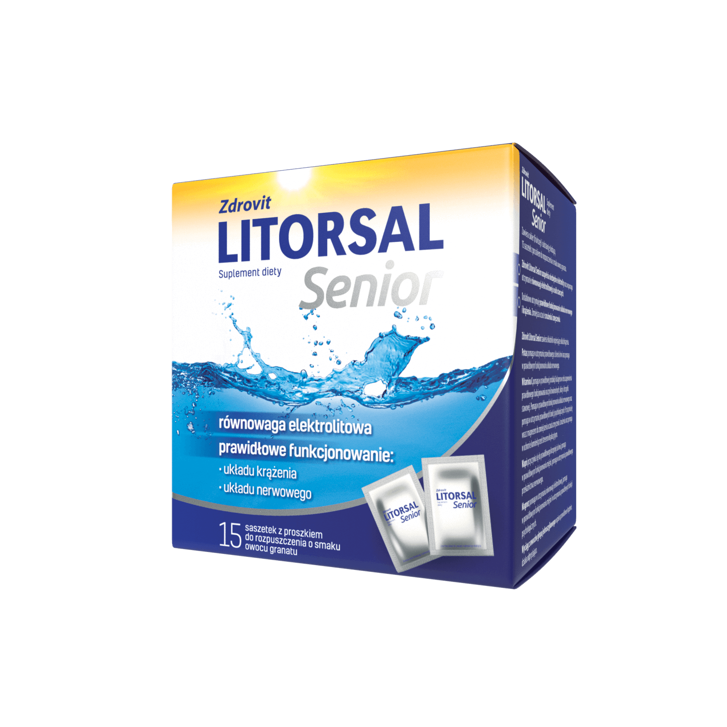 Zdrovit Litorsal Senior, suplement diety, 15 saszetek
