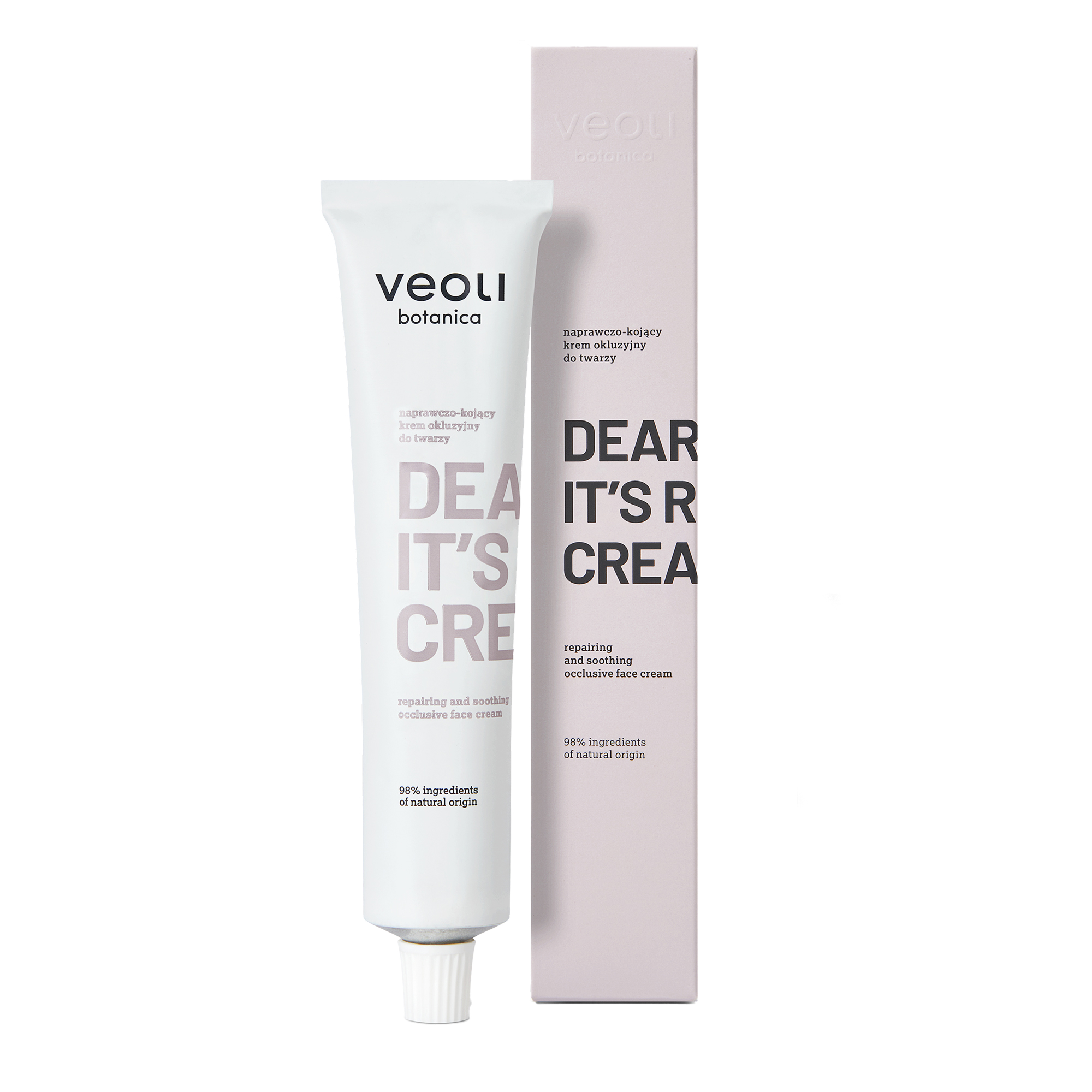 Veoli Botanica Dear Skin, It's Rich Cream naprawczo-kojący krem okluzyjny do twarzy, 75 ml