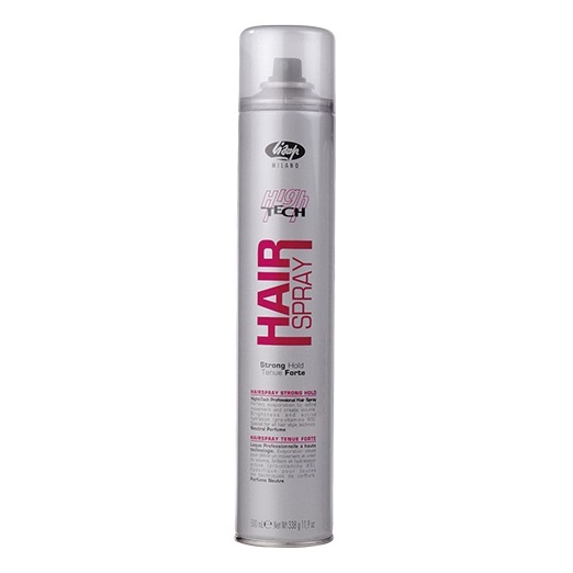 Lisap High Tech Hair Spray lakier mocno utrwalający, 500 ml