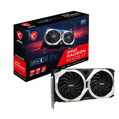 Karta graficzna MSI Radeon RX 6750 XT Mech 2X 12GB OC