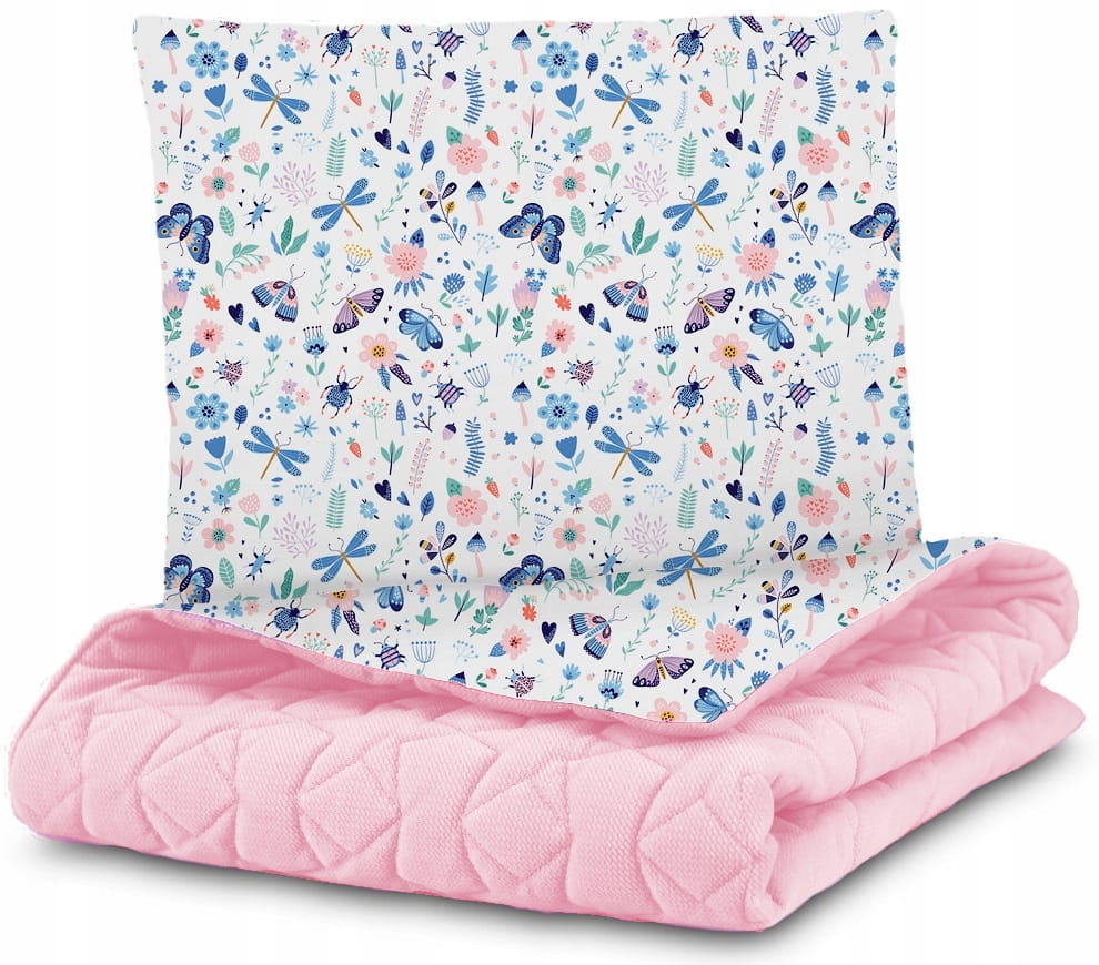 KOCYK kocyk velvet minky pikowany 75x100