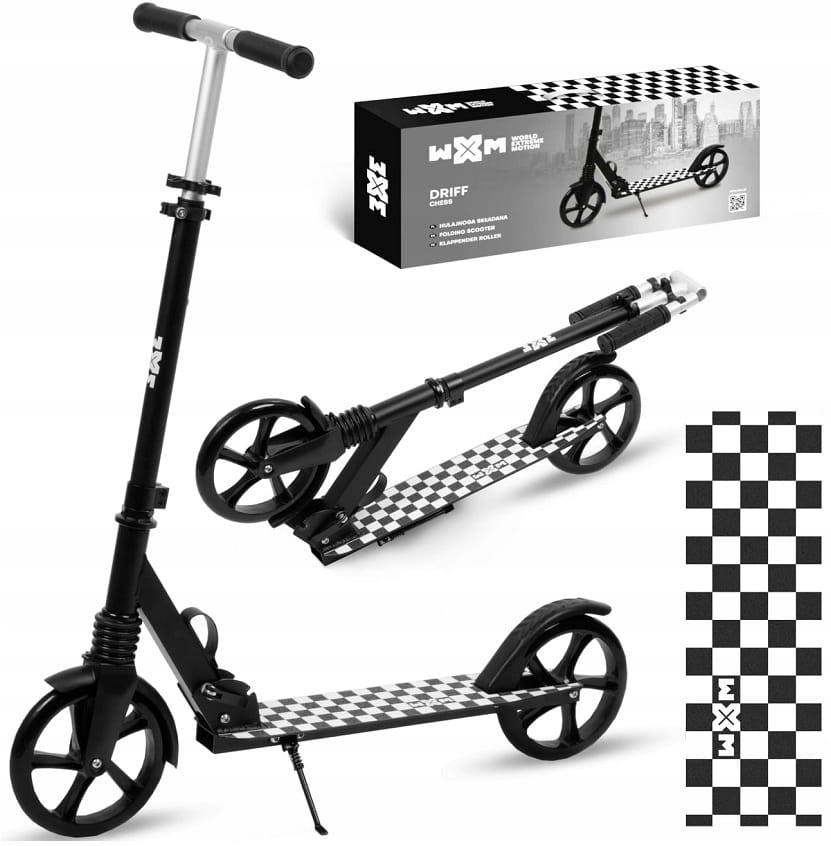 Kidwell WXM DRIFF hulajnoga składana duża amortyzator koła 200 mm