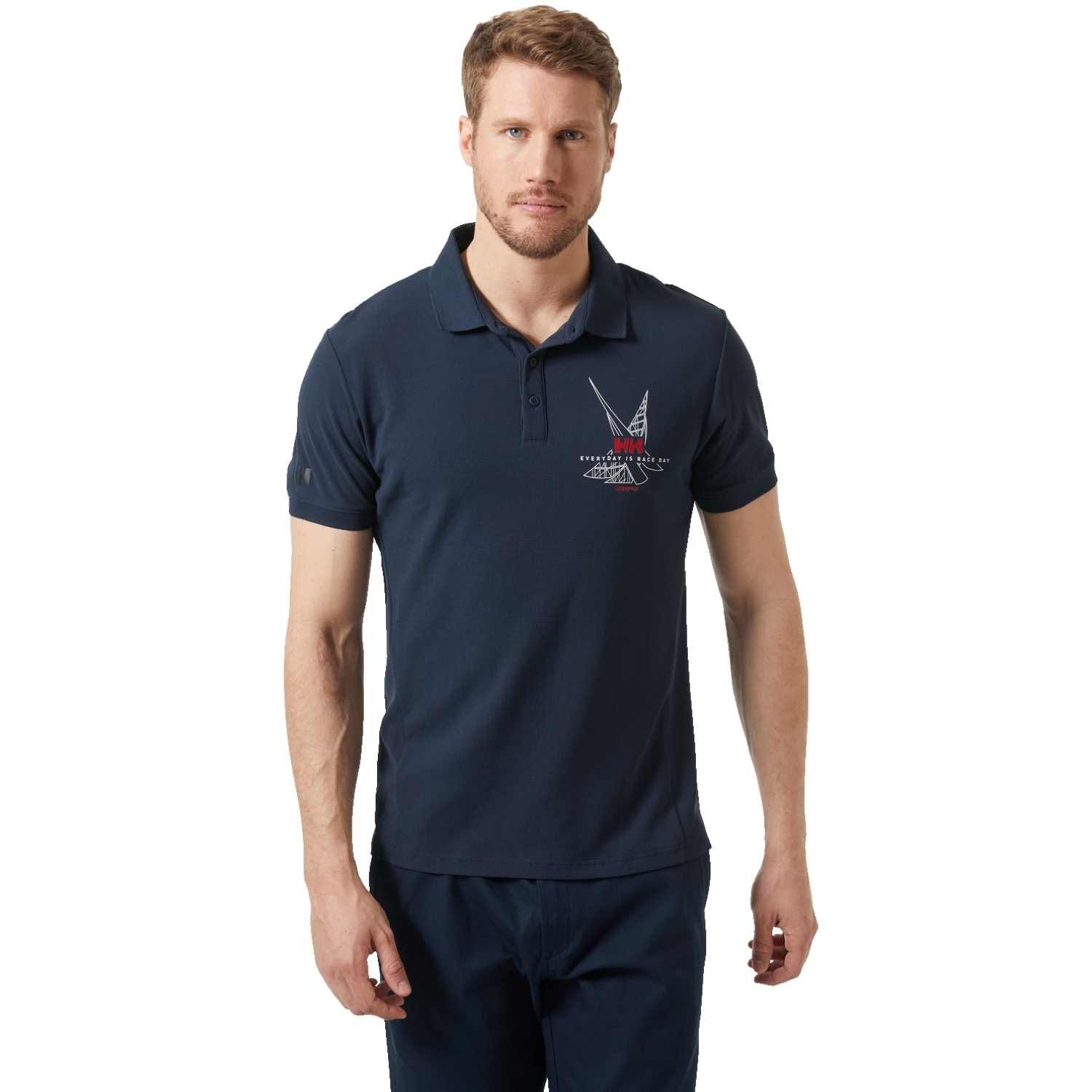 Męska koszulka polo Helly Hansen HP Race Polo navy - M