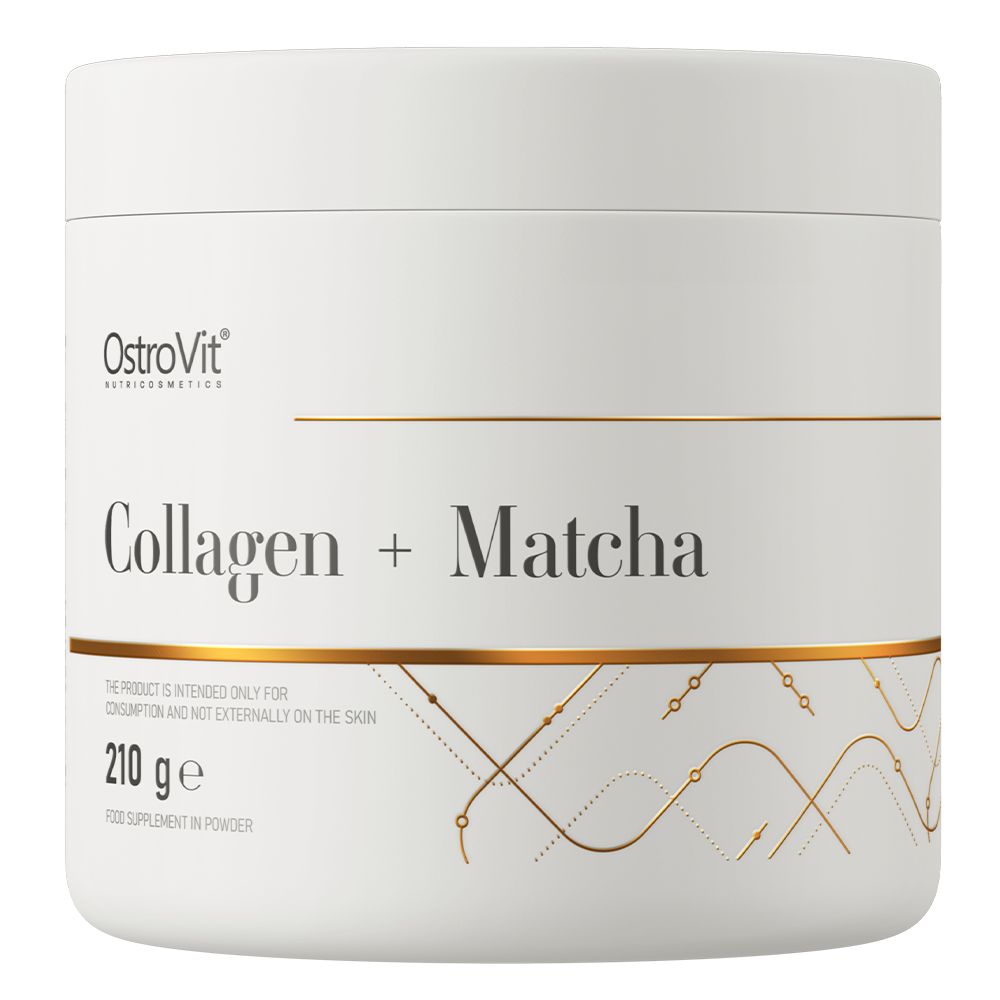 OstroVit Kolagen + Matcha suplement diety, 210 g